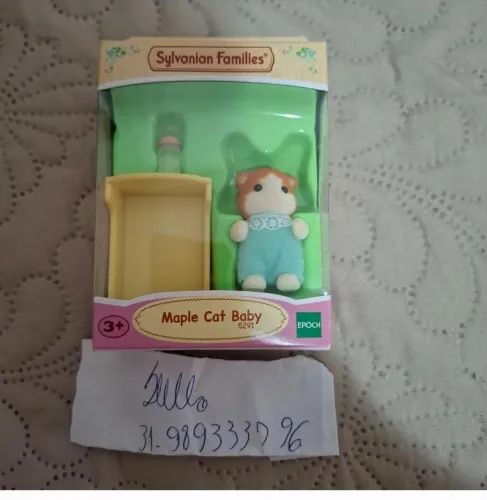 Sylvanian Families bebê gato castanho