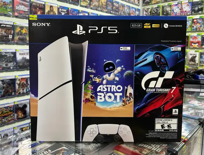 PlayStation 5 Slim 825GB Edição Digital Novo lacrado 