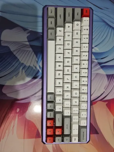 Teclado mecânico de alumínio sem fio skyloong gk68xs 