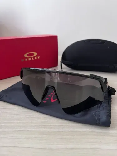 Óculos Oakley Esportivo Original - Lente Prizm Black - Com Estojo e Case