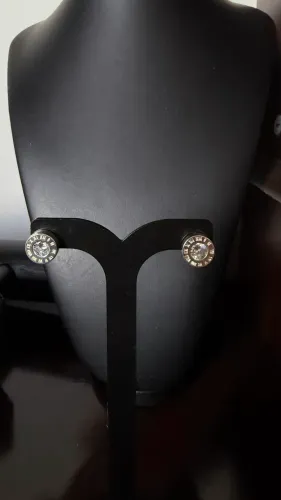Brinco Romano Zircônia Prata 925