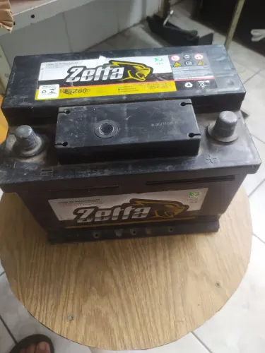Bateria para carro Zetta 60Amp