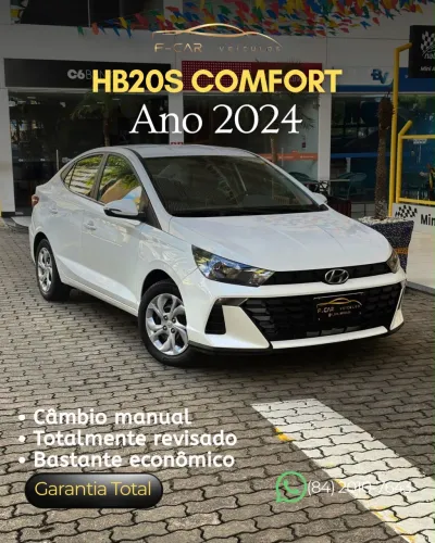 Hyundai HB20S Comfort Plus 1.0 Flex 12V Mec. 2024