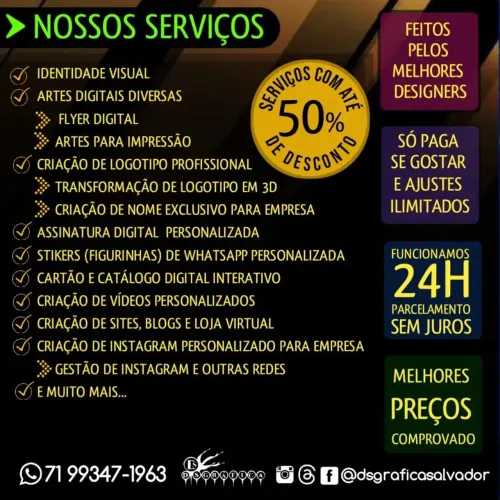 Serviços diversos para seu negócio na promoção