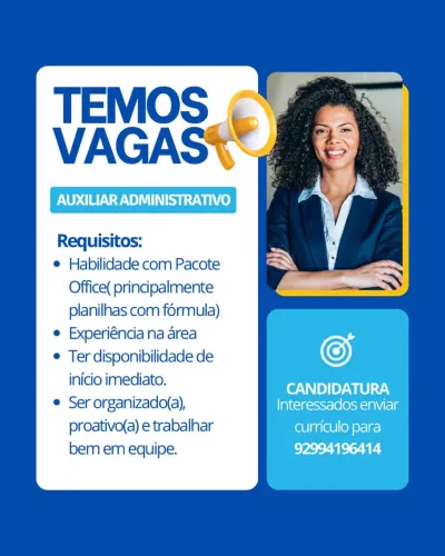 Auxiliar administrativo  