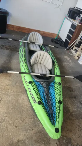 ? CAIAQUE INFLÁVEL CHALLENGER COMPLETO + 4 REMOS | USADO 1 VEZ