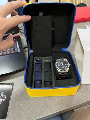 Relógio Orient FAB I Edição Limitada Esquadrilha da Fumaça (Ref. YN8TT003)