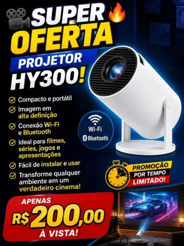 Projetor hy300 oferta