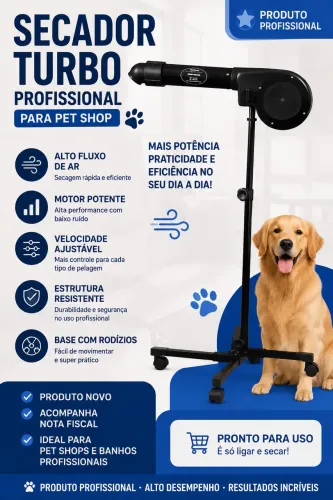 Secador profissional pet
