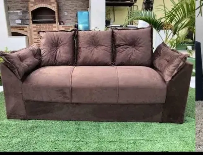 ? 370,00 PROMOÇÃO- Sofa Paris 3 lugares - direto de fábrica - paga na entrega