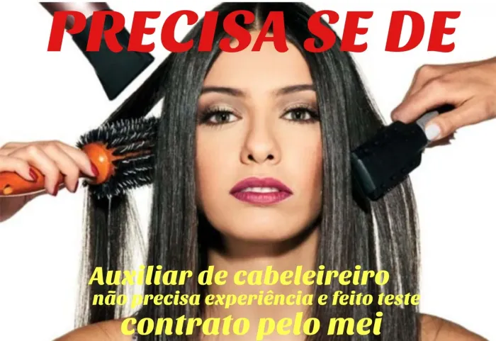 Auxiliar de cabeleireiro precisa se