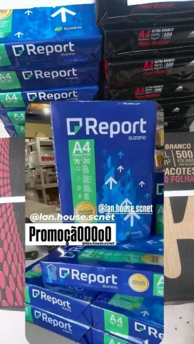 Folhas A4 repórter 