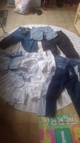 Lote roupa jeans plus size usado 