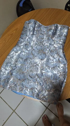 Vestido Ponto i Novo - Tamanho G