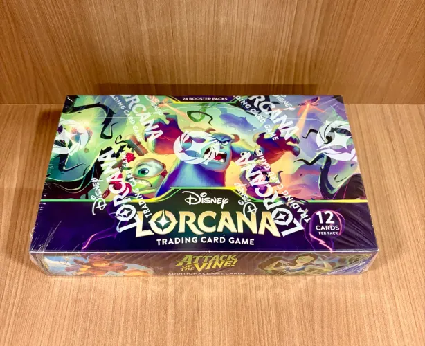 Disney Lorcana Attack Of The Vine Booster Box 24 packs Inglês