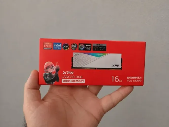 Memoria RAM DDR5 16gb 6400 cl32 XPG Lancer RGB *Lacrada*
