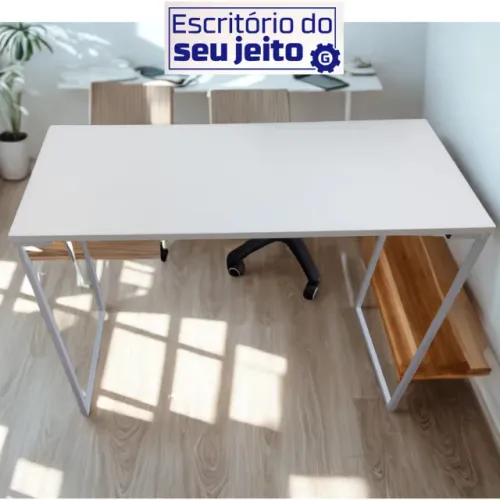 Mesa Industrial NOVA Multiuso Estilo para Notebook Computador Estudo Birô de Escritório