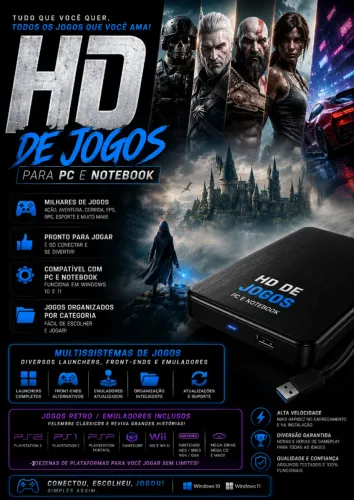 HD EXTERNO PARA PC GAMER 3.0