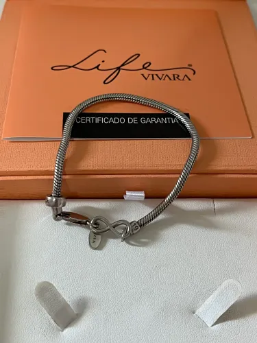 Pulseira Life Vivara Original Prata 925 + Caixa e Certificado
