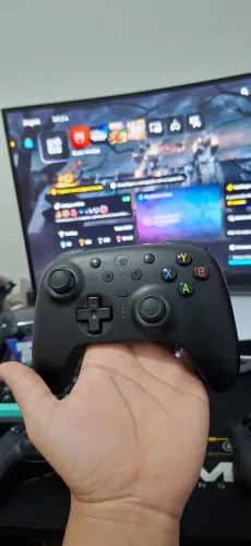 8BitDo Ultimate 2 sem fio, joysticks TMR e Hall Effect, 8 velocidades, gatilhos ajustáveis