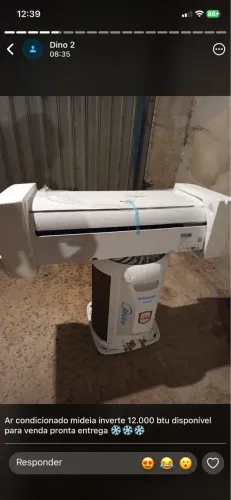 Ar Condicionado 12 mil BTUs Midea inverte 