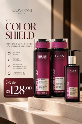Shampoo, condicionador, máscara, protetor térmico TRUSS professional