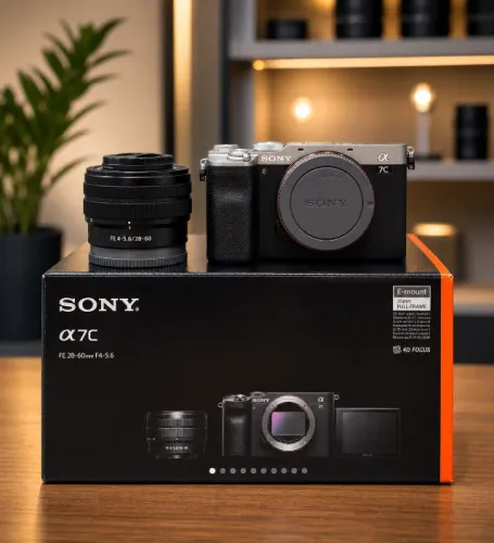 Câmera Digital Sony A7C 24.2MP 3.0" Lente 28-60MM