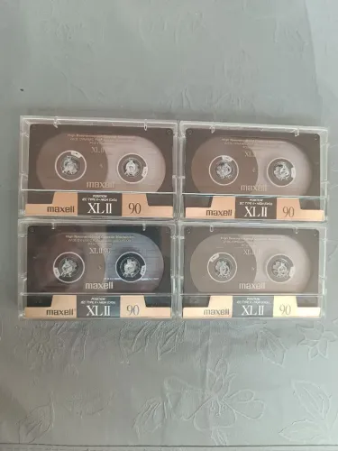 Fita cassete maxell lote 4 fitas impecáveis
