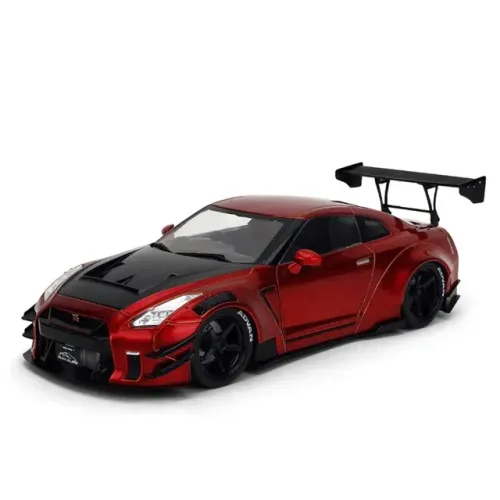 MINIATURA DE CARRO JADA CAR PINK SLIPS - NISSAN GT-R (R35) LIBERTY WALK BODY KIT 2.0 - ESC
