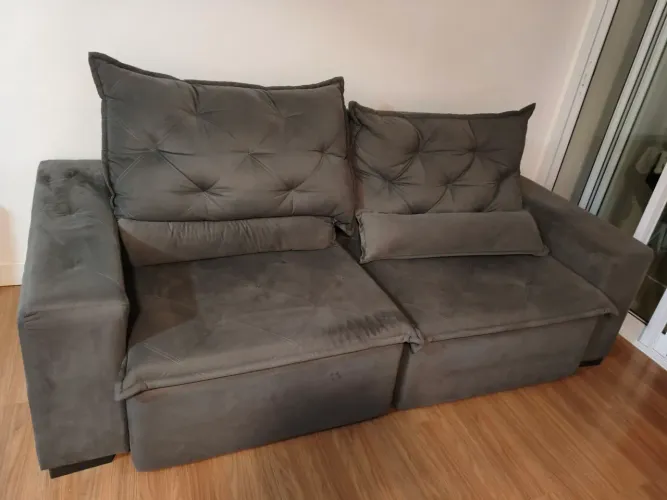 Sofá retrátil 2 lugares