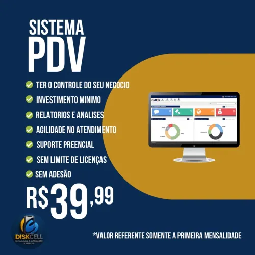 Sistema pdv para negócios em toda Maceió
