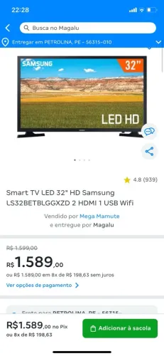 Tv Samsung 32