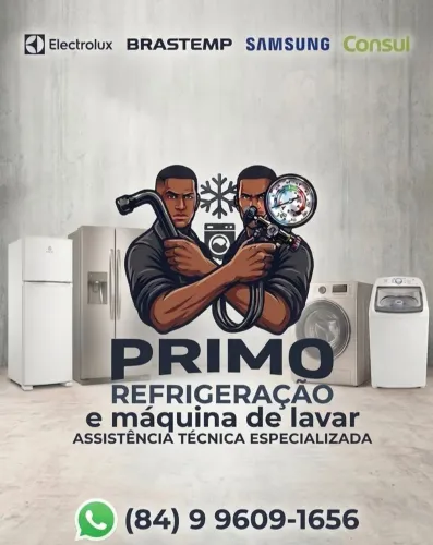 Primo refrigeração e maquina de lavar