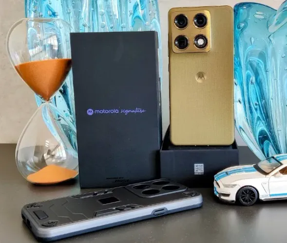 Motorola Signature 5G - 12/512GB - Verde Oliva - Igual Novo (Nf e Garantia)