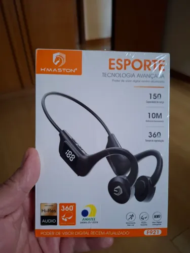FONE H'MASTON F921 NECKBAND EARFLEX CONDUÇÃO ÓSSEA 
