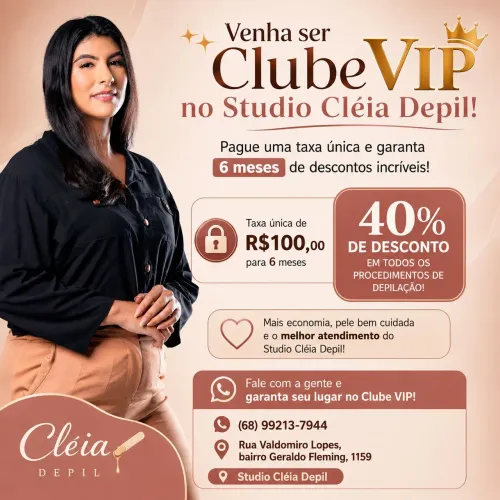 Depilação com cera 
