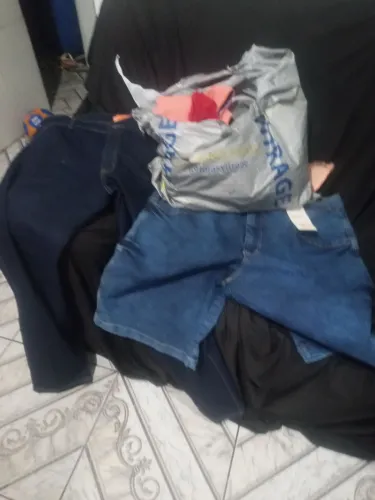 Roupas masculinas Tam 56 novas bermudas, calças camisas! 