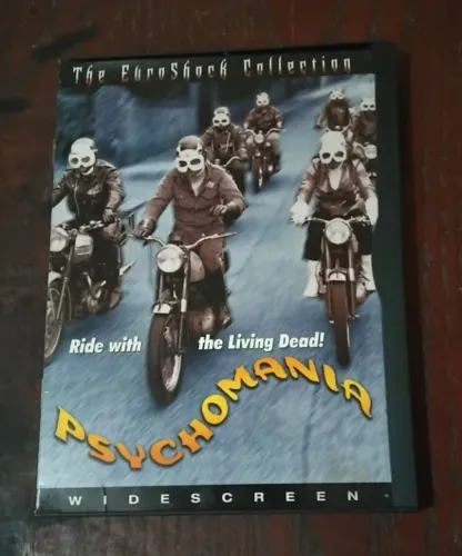 DVD "PSYCHOMANIA" (1971), clássico underground made in UK, mais barato e rápido comigo.
