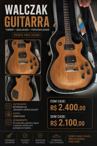 Guitarra Les Paul Walczak.