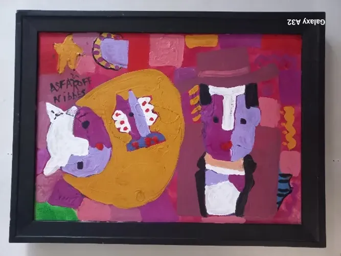 Pintura de Asfarudoff Nibbes - Quadro em óleo sobre tela