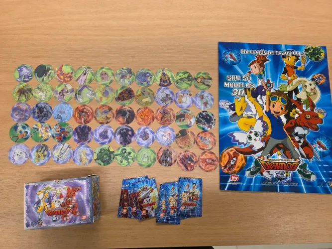 Coleção tazos Digimon volume 3 DKV completa