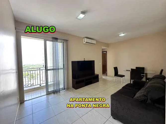 Weekend 67 metros andar alto locação Ponta Negra