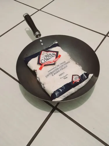 Panela Wok 4 litros. Perfeita para fazer grande continente, Doces ou salgados fritos 