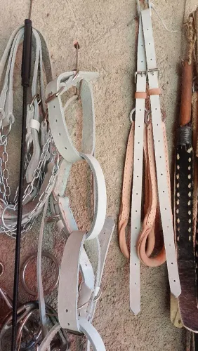 Vendo arreio de couro . Fabricação própria.costurado artesanal 
