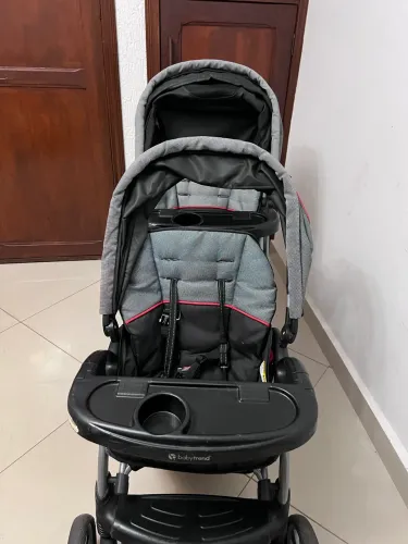 Carrinho Duplo Baby Trend Sit 'N Stand - Limpo e Completo!
