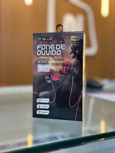 Fone de Ouvido Gamer c/ Microfone 