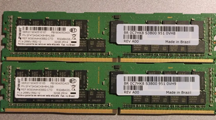 Memória 64GB PC4 2666V 2RX 4