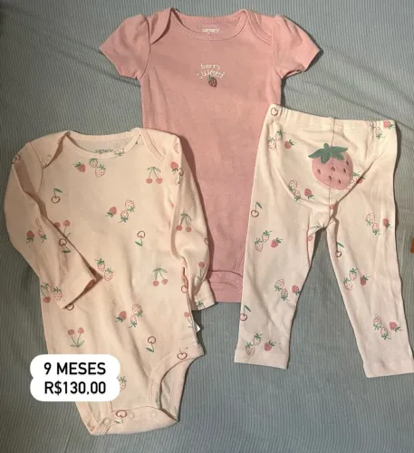 Trio carters 9 meses novos