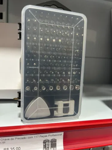 Kit Chave de Precisão com 117 Peças Profissional