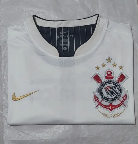 Camisa original do Centenário do Corinthians 2010 Modelo Torcedor Tamanho G